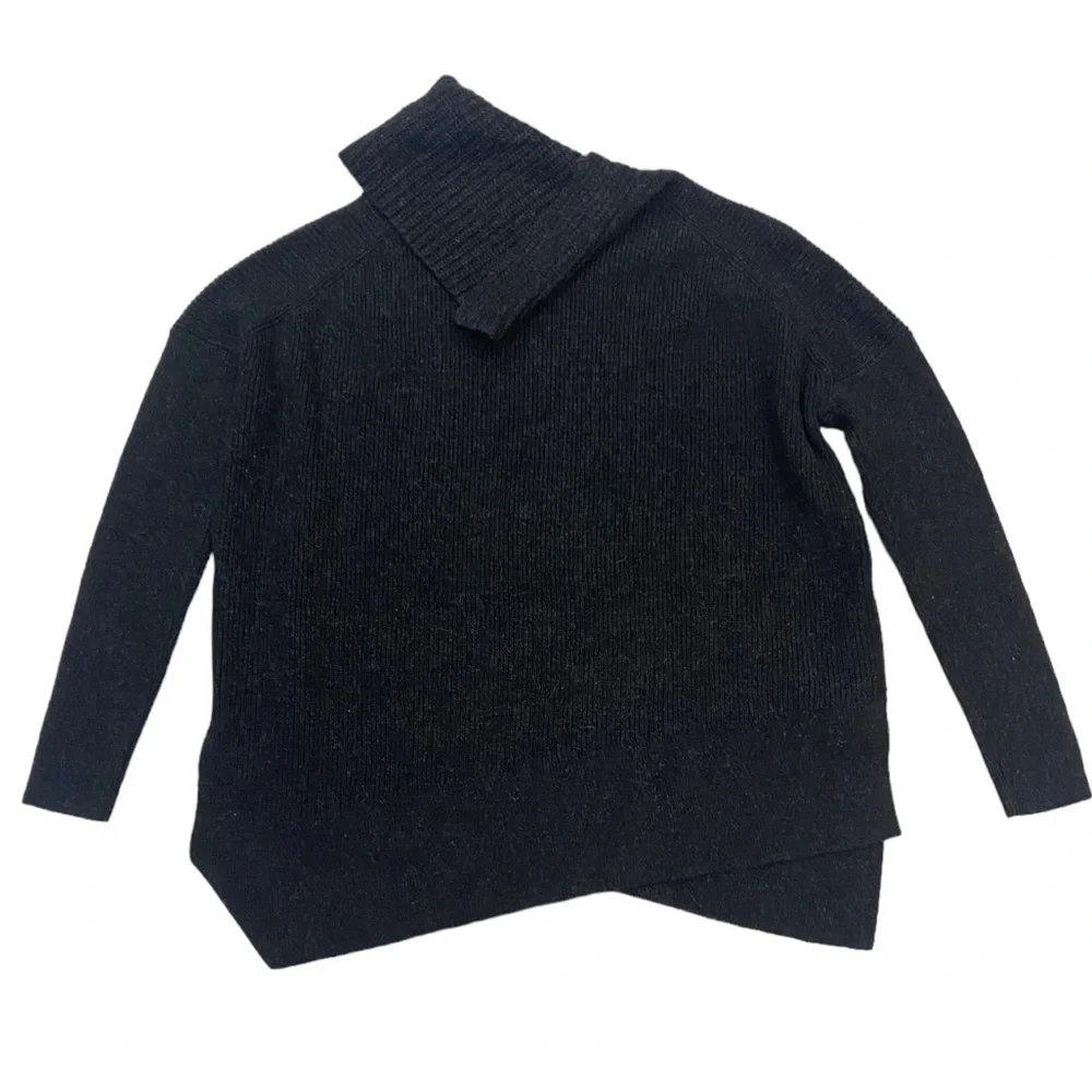 NWT All Saints Hettie Jumper in Black Marl Size Extra Small XS - Picture 7 of 10